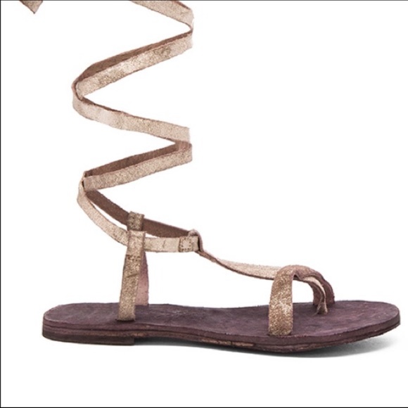 NIB Free people Dahlia lace-up sandals - Picture 4 of 8